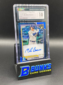 2024 Mike Boeve Blue 9/150 Auto CGC 10/10