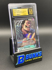 Crocodile Leader Alt Art Parallel OP14 CGC PRISTINE 10
