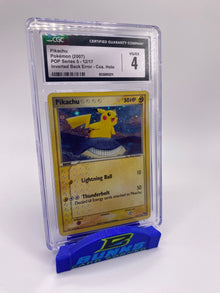 CGC 4 Pikachu Holo POP Series 5 Inverted Back Error 2007
