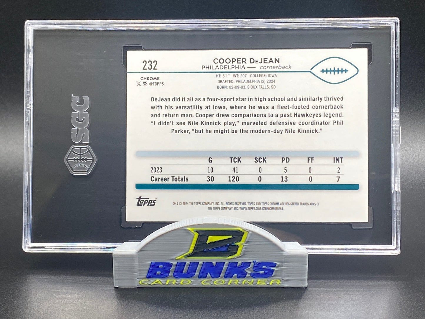 2024 Cooper DeJean Rookie Card 248/250