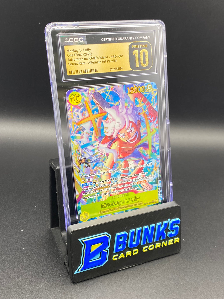 Monkey D. Luffy Secret Rare Alt Art Parallel EB04-061 CGC PRISTINE 10