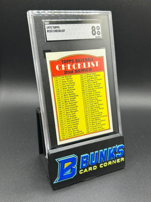 1972 Topps Checklist #103 SGC 8