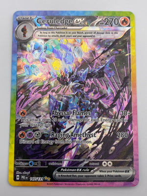 Ceruledge EX SIR Prismatic Evolutions NM