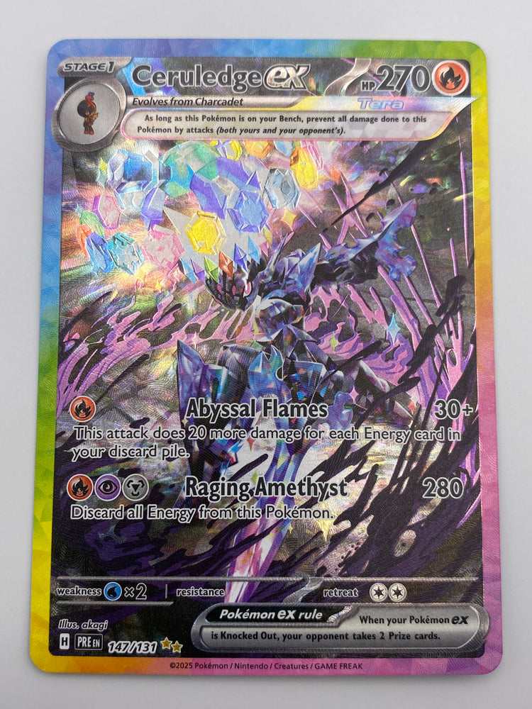 Ceruledge EX SIR Prismatic Evolutions NM