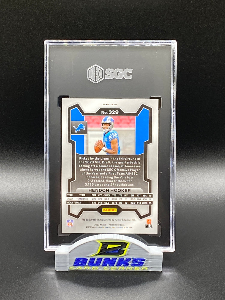 2023 Hendon Hooker AUTOGRAPHED Pink Prizm Rookie Card