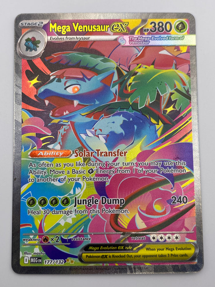 Mega Venusaur Ex SIR Mega Evolutions NM