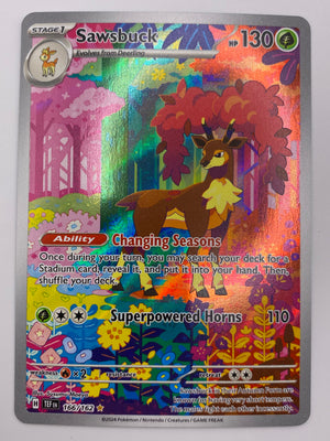 Sawsbuck Illustration Rare Temporal Forces NM