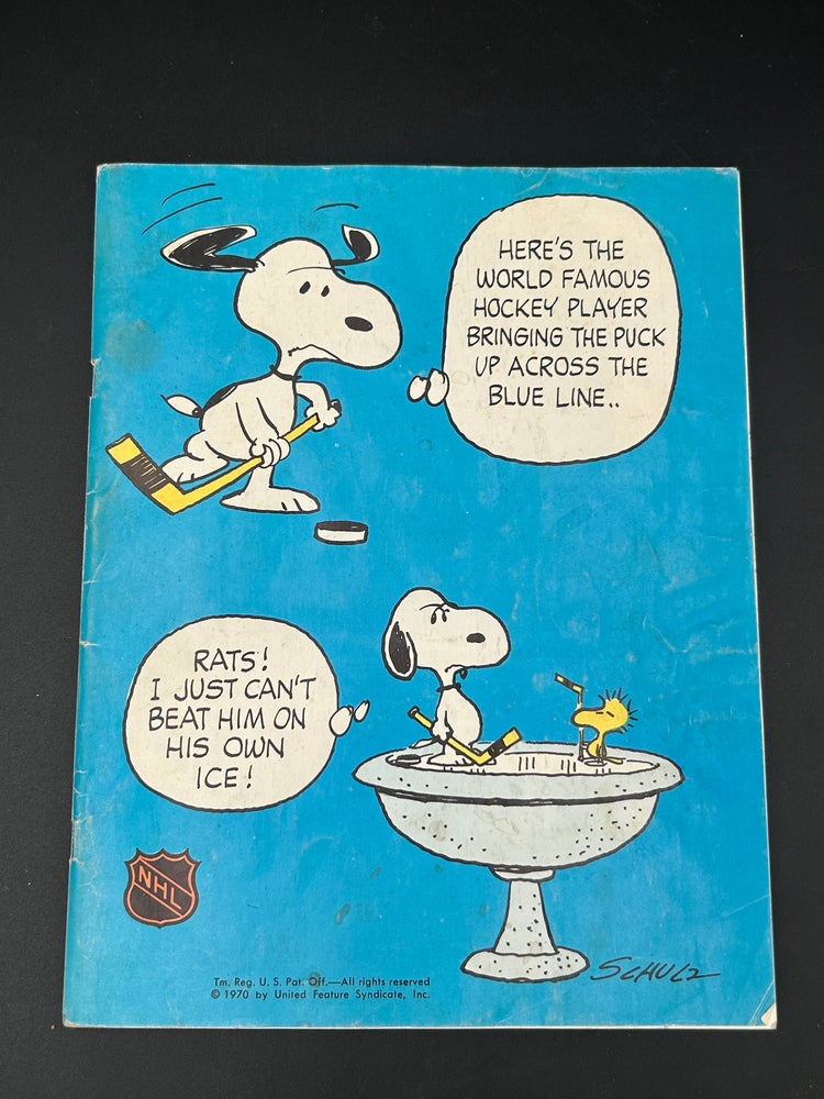 Magazine 1971 Flyers Vs Toronto