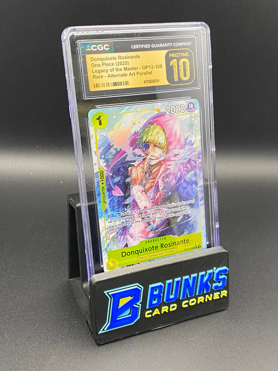 Donquixote Rosinante Rare Parallel OP12-108 CGC PRISTINE 10