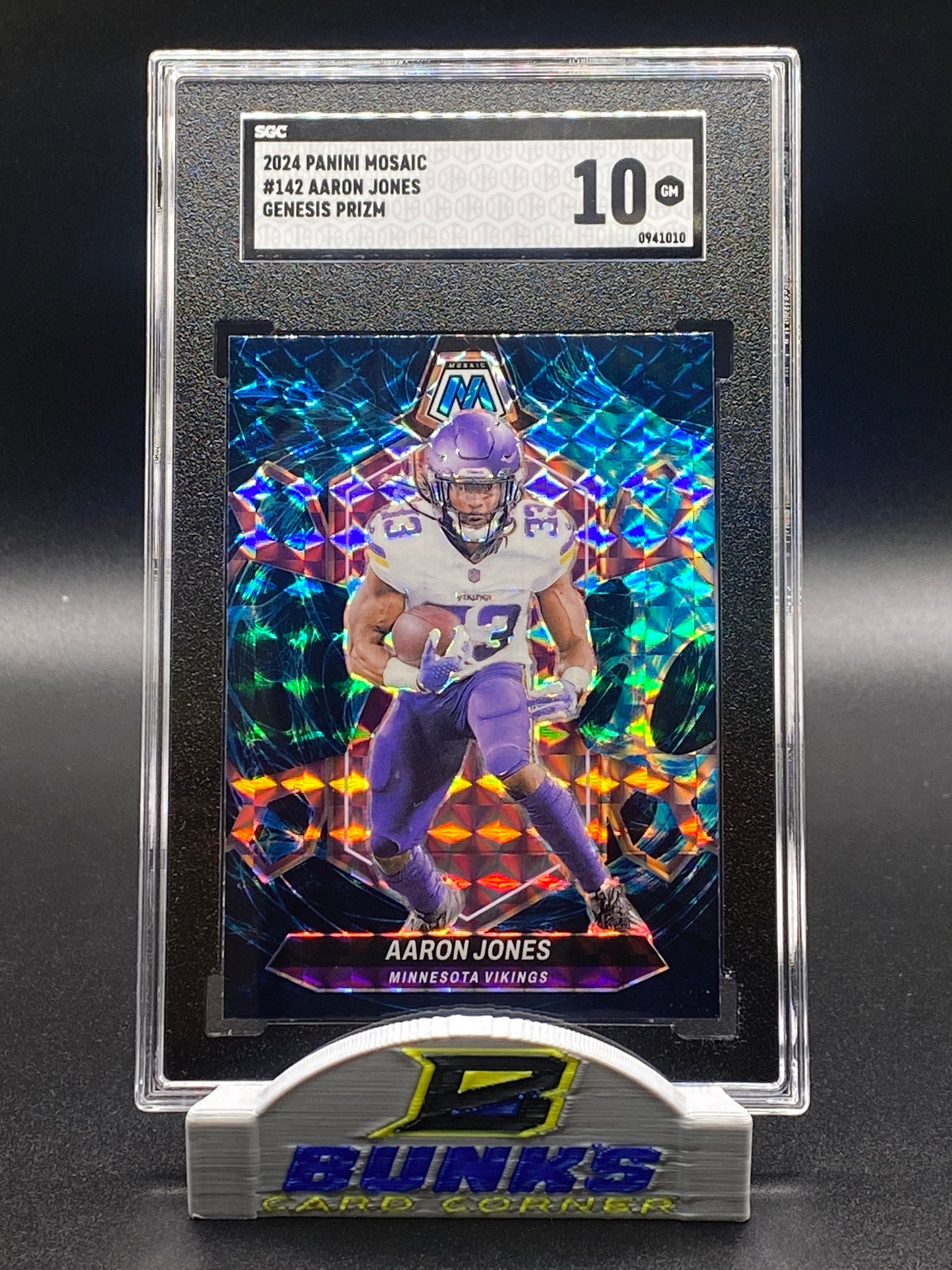 2024 Aaron Jones Genesis Prizm SGC 10 (Box 13)