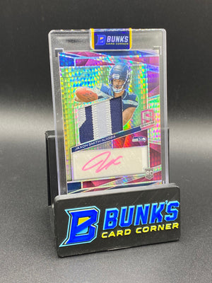 2023 Jaxon Smith-Njigba Spectra Auto Patch Rc 17/25