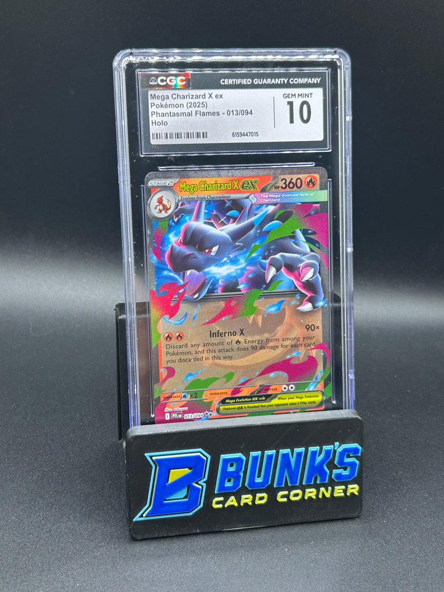 Mega Charizard X ex Holo Phantasmal Flames CGC 10