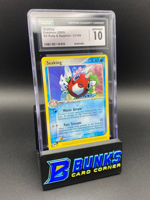 Seaking E-Reader Ex Ruby & Sapphire CGC 10