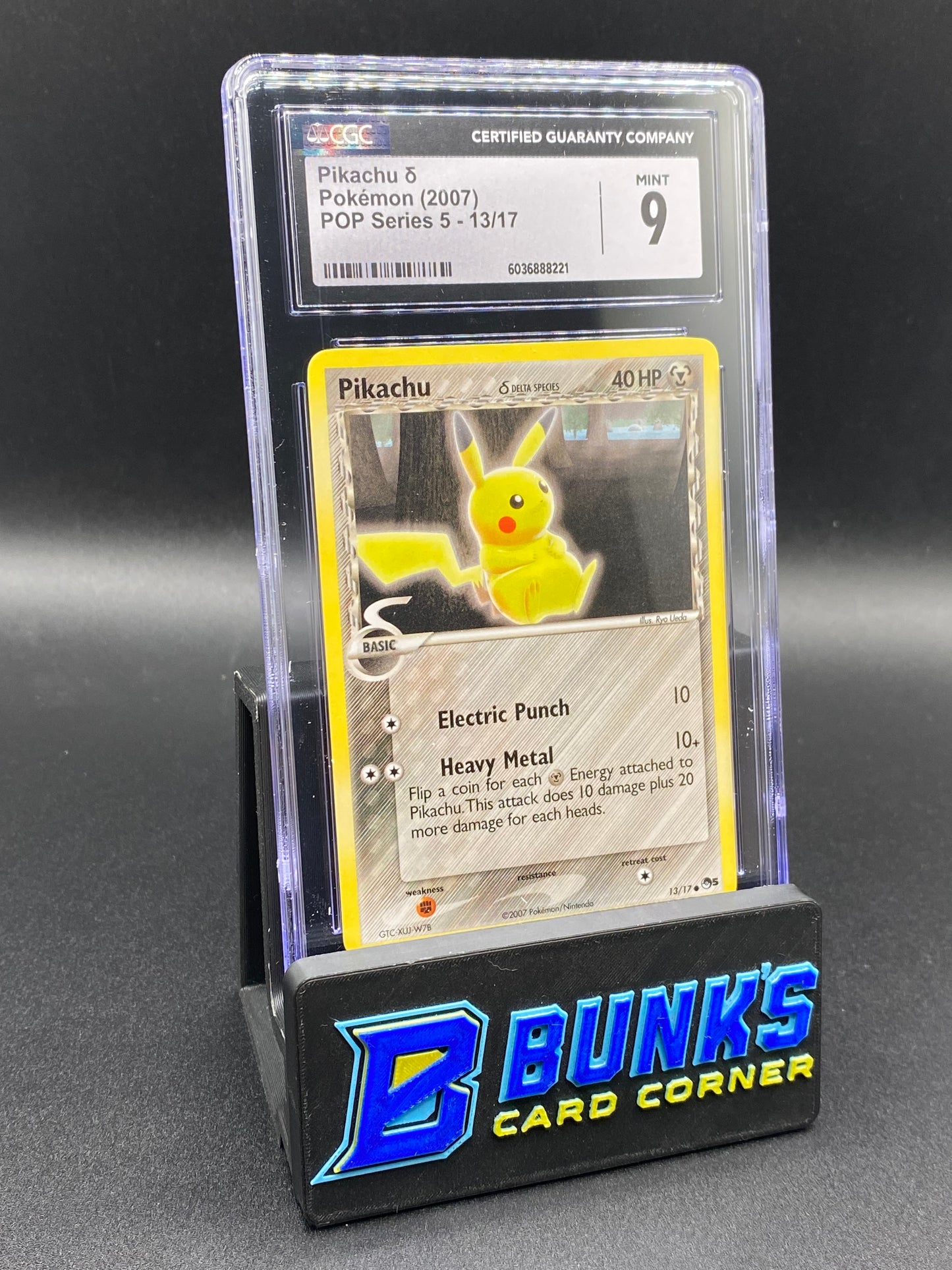 Pikachu Delta Species POP Series 5 CGC 9