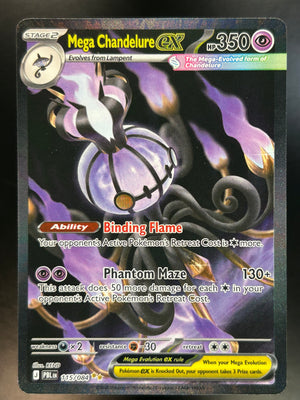Mega Chandelure ex Pitch Black #115/084 Special Illustration Rare