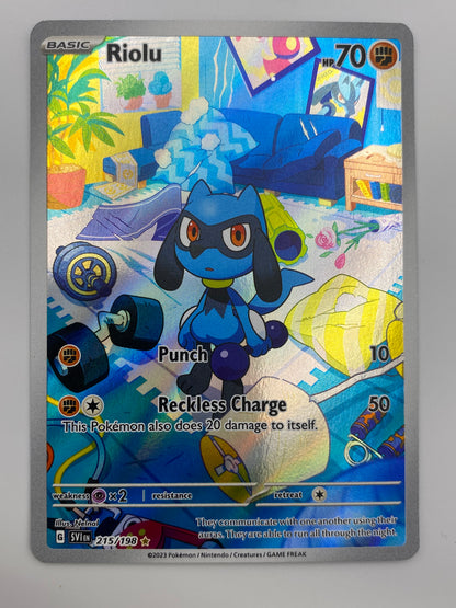 Riolu Illustration Rare Scarlet & Violet Base NM