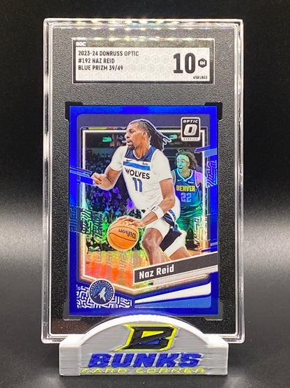 2023-24 Naz Reid Blue Prizm 39/49 (Box B7)
