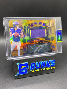 2024 JJ McCarthy 169/199 Gold Standard Patch Auto Rc