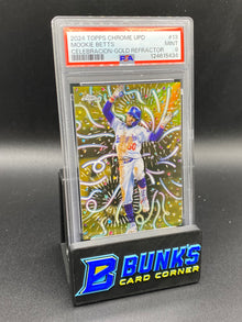 2024 Mookie Betts Celebrations Gold Ref. 20/50 PSA 9