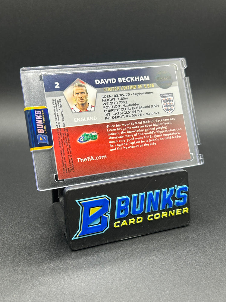 2004 David Beckham Refractor Limited Edition
