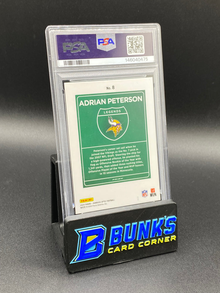 2024 Adrian Peterson Downtown Legends PSA 9
