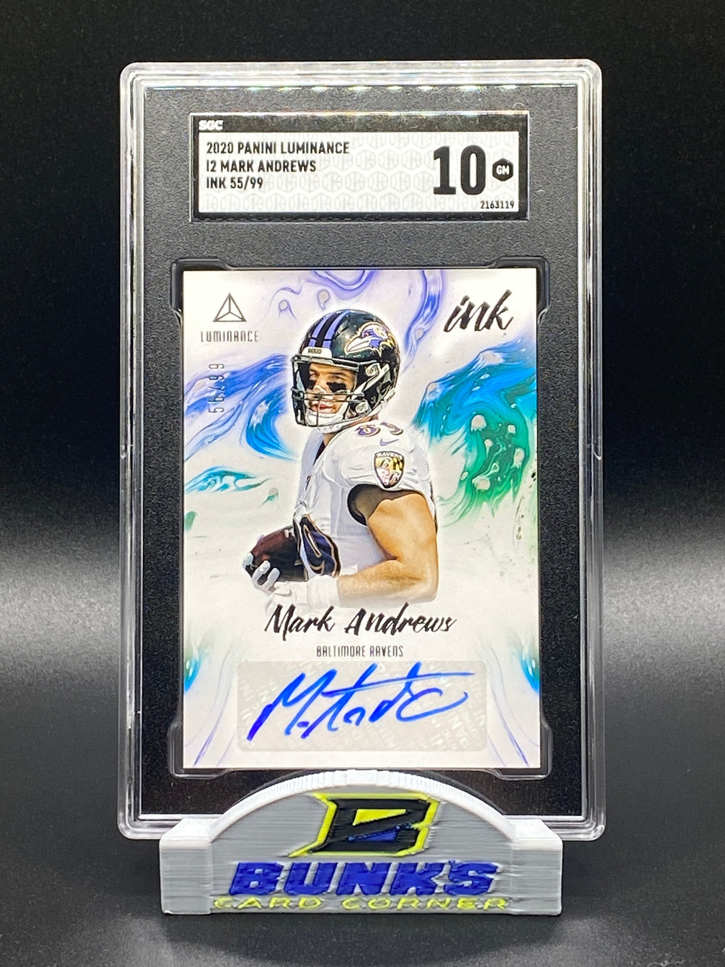 2020 Mark Andrews - AUTOGRAPHED 55/99 (Box B3)