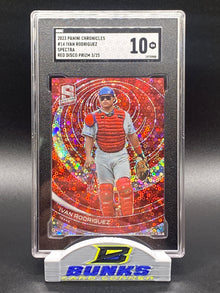 2023 Ivan Rodriguez Red Disco Prizm 3/25