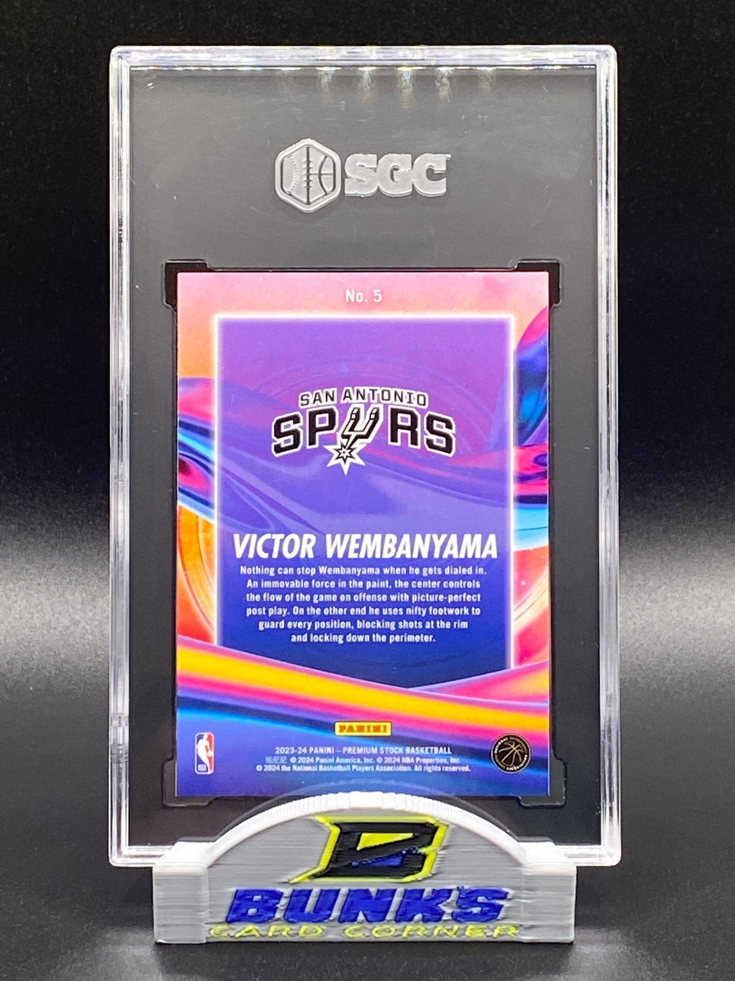 2023-24 Victor Wembanyama Anti Gravity Rookie Card (Box B2)