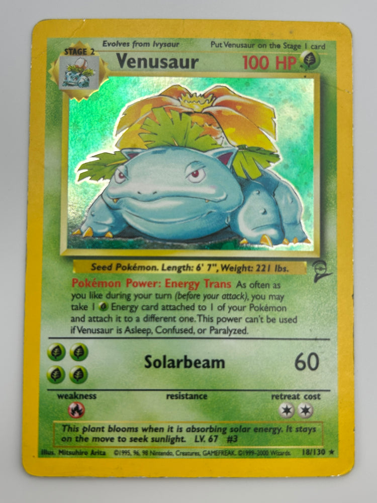 Venusaur Holo Base Set 2 HP