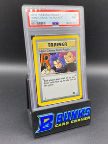 Here Comes Team Rocket! Holo Rocket PSA 9