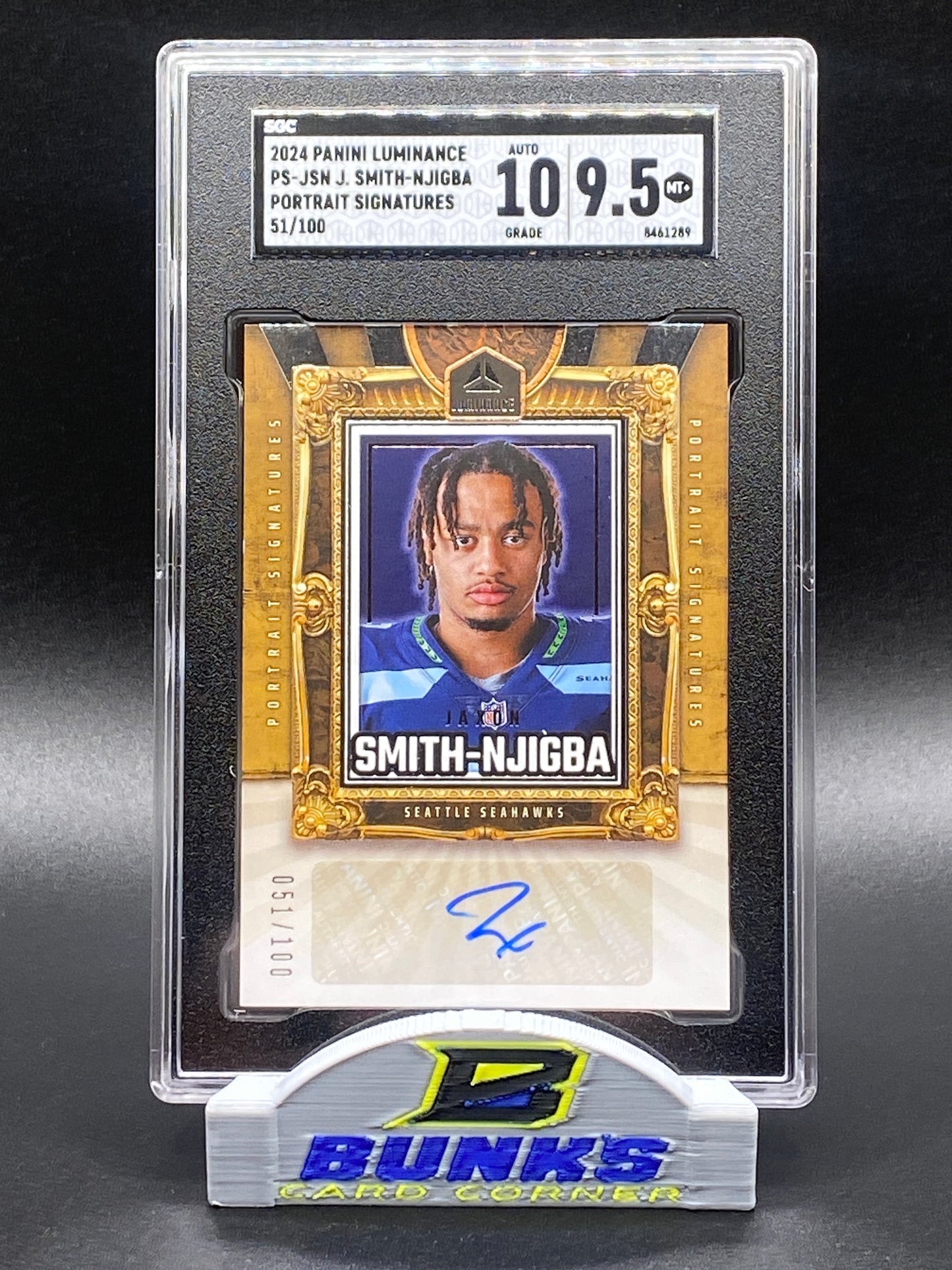 2024 Jaxon Smith-Njigba AUTOGRAPHED 51/100 (Box B4)