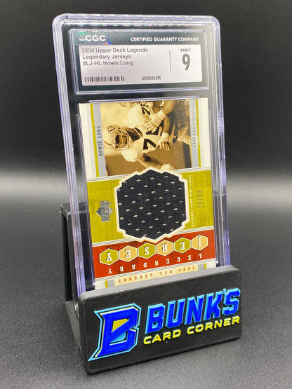 2004 Howie Long Legendary Jerseys 79/99 CGC 9