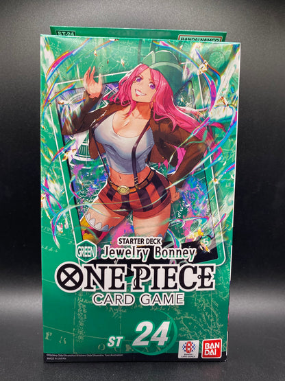 One Piece Starter Deck Green Jewelry Bonney