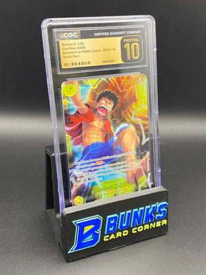 Monkey D. Luffy Secret Rare OP15-119 CGC PRISTINE 10