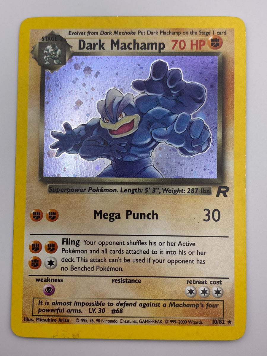 Dark Machamp Holo Team Rocket LP