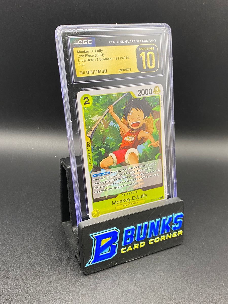 Monkey D. Luffy Foil ST13-014 CGC PRISTINE 10