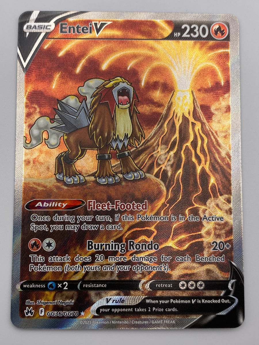 Entei V Galarian Gallery Crown Zenith NM