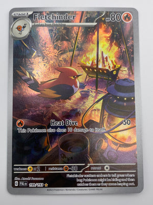 Fletchinder Illustration Rare Paldea Evolved NM