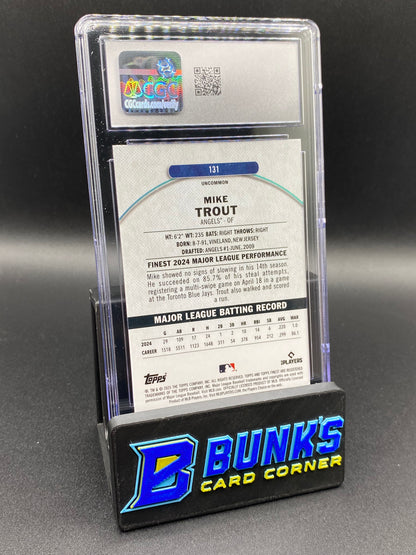 2025 Mike Trout Blue Ref. 121/150 Sp CGC 10