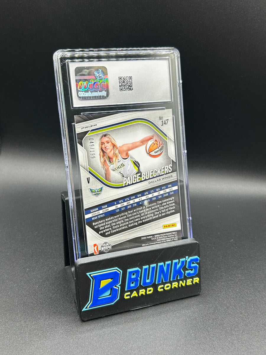 2025 Paige Bueckers Panini Prizm Red Pandora Rc 49/199 CGC 10