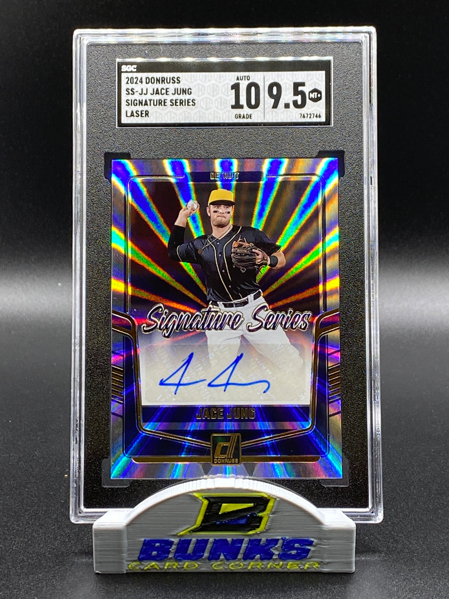 2024 Jace Jung AUTOGRAPHED Laser SGC 10|9.5