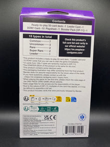 One Piece Starter Deck Purple Black Monkey D Luffy