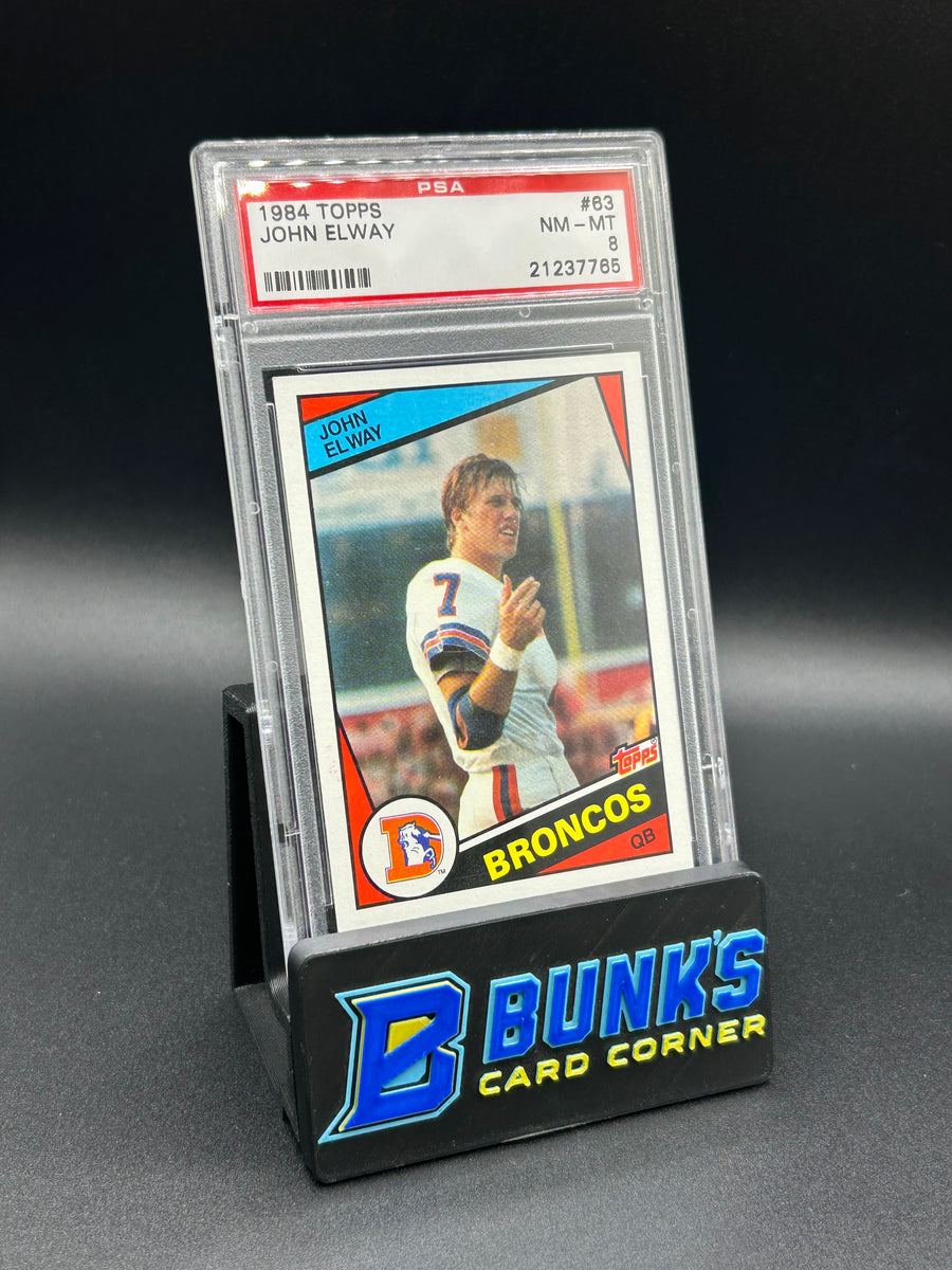 1984 John Elway Topps Rc PSA 8