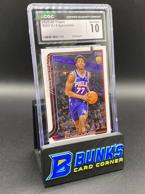 2025-26 VJ Edgecombe Rc CGC 10