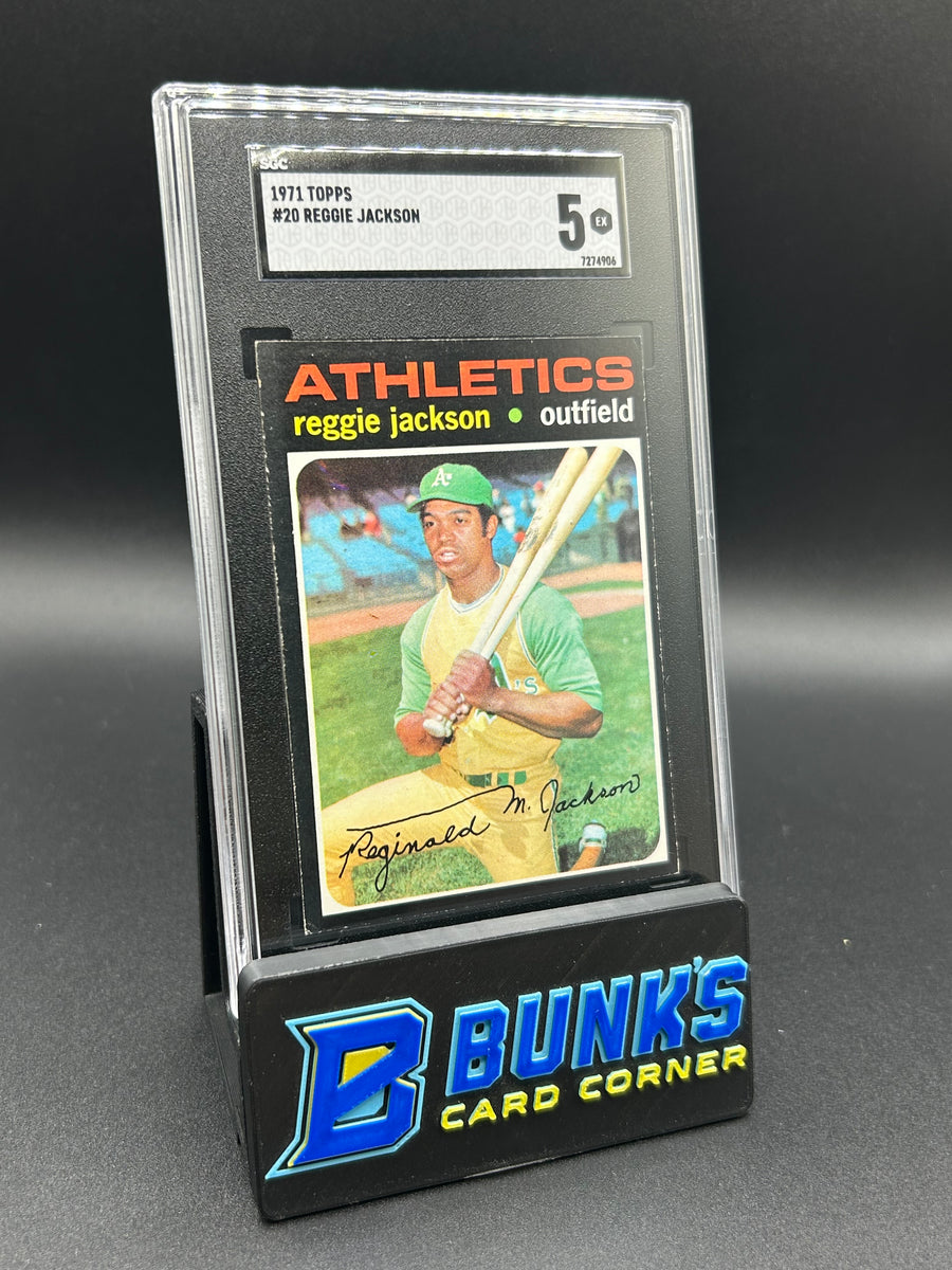 1971 Reggie Jackson Topps #20 SGC 5