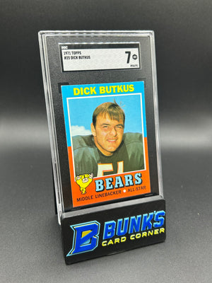1971 Dick Butkus Topps SGC 7