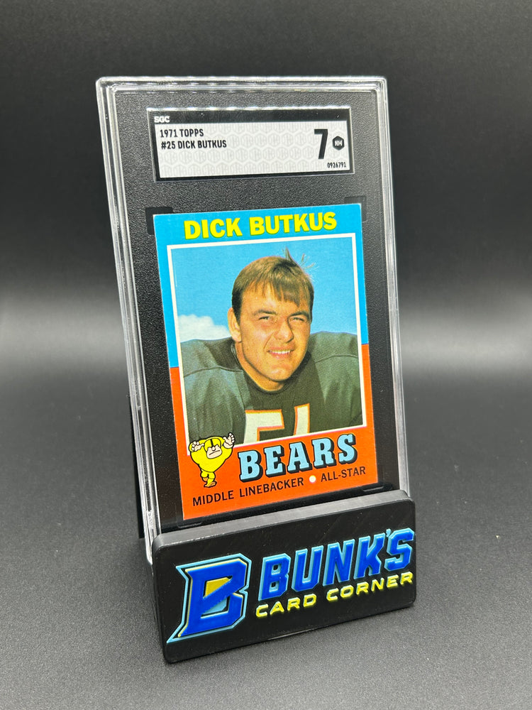 1971 Dick Butkus Topps SGC 7
