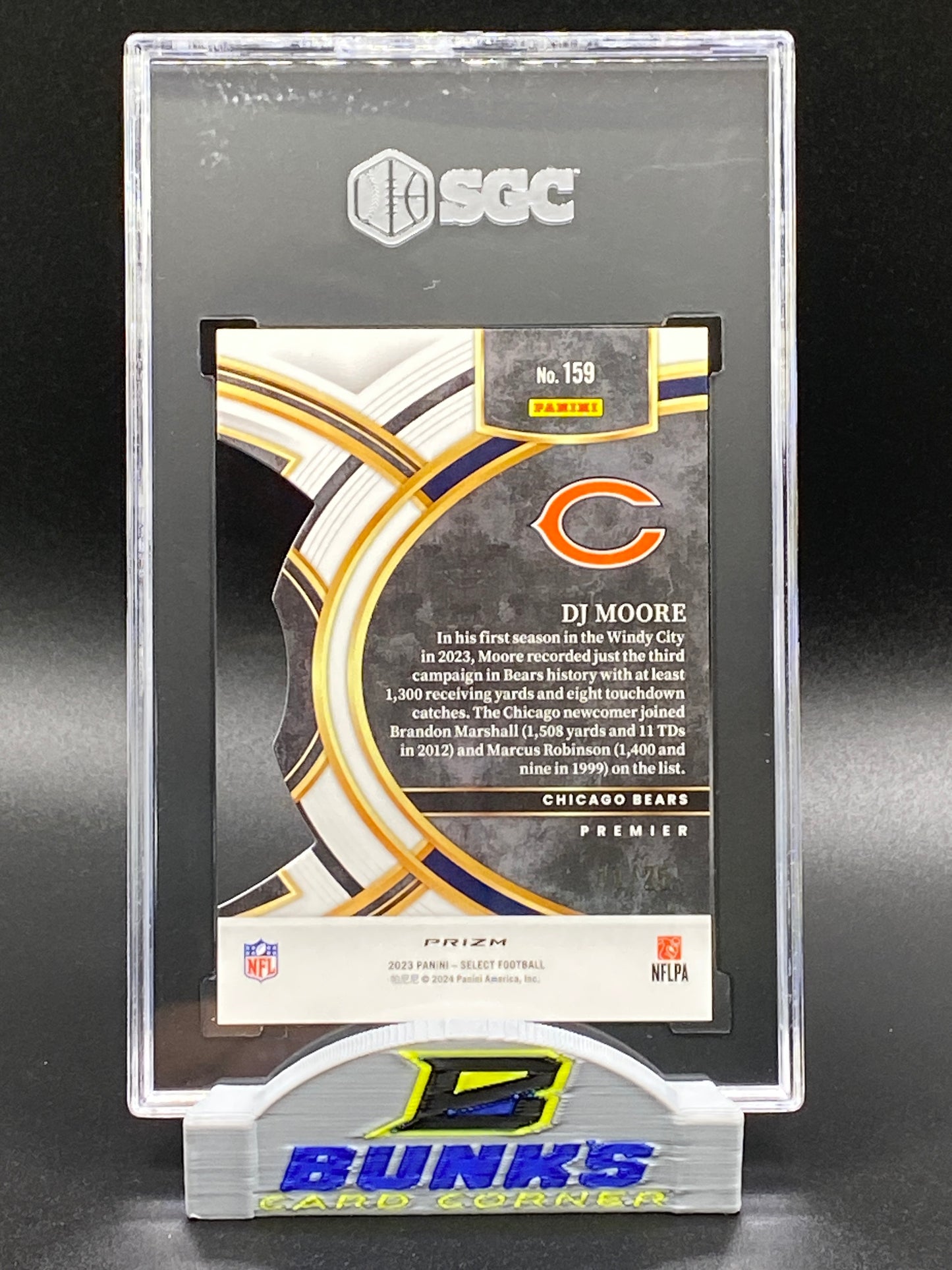 2023 DJ Moore Tie-Dye Die-Cut Prizm 11/25 (Box B6)