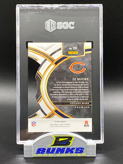 2023 DJ Moore Tie-Dye Die-Cut Prizm 11/25 (Box B6)