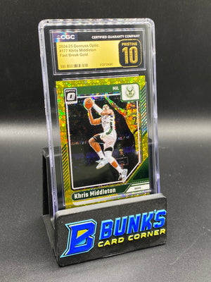 2024-25 Khris Middleton Fast Break Gold 10/10 CGC Pristine 10